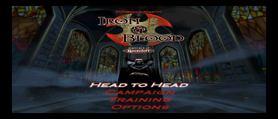 Iron and Blood Title Screen